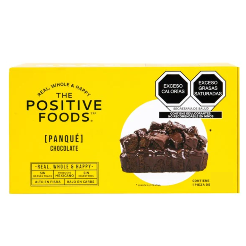 PANQUE DE CHOCOLATE 100 G THE POSITIVE FOODS