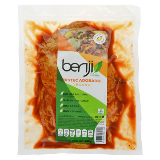 BISTEC VEGANO ADOBADO 400 G BENJI VEGAN GOURMET