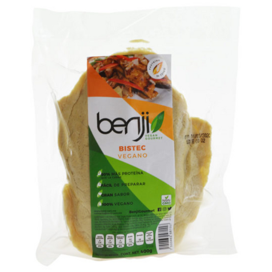 BISTEC VEGANO NATURAL 400 G BENJI VEGAN GOURMET